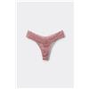 Tezenis Perizoma Sgambato In Pizzo Riciclato Donna Rosa