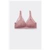 Tezenis Reggiseno Triangolo In Pizzo Riciclato Havana Donna Rosa