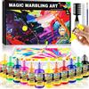 Titoclar Kit di pittura marmorizzata ad acqua, arti e artigianato per bambini, regali di compleanno per ragazze e ragazzi dai 3 anni in su, giocattoli per bambini da 8 a 13 anni, 5 a 7 anni, 3 a 6 anni,