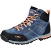 CMP ALCOR 2.0 Mid Wmn Trekking Shoes WP, Scarpe da Trekking Donna, Blue Ink-Sunrise, 40 EU