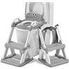 SUPERBE BEBE Riduttore WC per bambini con camminata - Sedile WC pieghevole per imparare la pulizia - Rialzo WC per bambini con scala antiscivolo - per ragazzi e ragazze