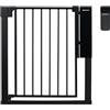 Badabulle Cancelletto di sicurezza per bambini Safe&Pass - Sgancio automatico - Sgancio a sensore a misura di adulto - Sistema a scatto - Per aperture tra 75 e 81,5 cm - Per aperture tra 75 e 81,5 cm