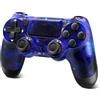 Effdrdfs Wireless Controller for PS-4, Controller Wireless for PS-4/Pro/Slim/PC, Bluetooth Gamepad Joystick with Dual Vibration Touch Panel 3.5mm Audio Jack Six-Axis(Starsky Blue)