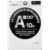 LG AI DD F4R7011TSWC Lavatrice Classe A -10%, 11kg Serie R7, Carica Frontale, 1400 Giri, AI Wash, TurboWash 360, Lavaggio a Vapore, Wi-Fi, Oblò in Vetro Temperato, Libera Installazione, Bianca
