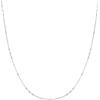 ANIA HAIE Melodic Poet Mini Bead Station, collana da donna in argento Sterling, con piccole perle in argento, lunghezza 38 cm + estensione di 5 cm, confezione regalo inclusa