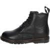 GRÜNLAND il benessere è naturale Grunland Taba Stivaletto Anfibio in pelle martellata con zip Nero PO1177-88 (numeric_32)