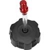 MASO Tappo serbatoio carburante con tubo di sfiato e sfiato, copertura per benzina e diesel, 40 mm/1,57 pollici, adatto per motori 50 cc, 70 cc, 90 cc, 110 cc, 125 cc, Coolster 3050C 3125R TaoTao 110B