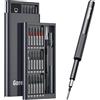 Gareschten Set di Cacciaviti Precisione, Kit professionali Cacciaviti Torx con Lungo punte S2, Kit Cacciaviti Riparazione con Torx T5 T6 T8 T9 per Macbook, Switch, PS4,PS5, Xbox, PC, Laptop, Occhiali, Orologio