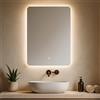 San Marco Specchio bagno led retroilluminato 50x70 cm