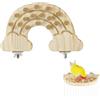 Bebochoi Posatoio per Pappagalli, Giocattoli per pappagalli, Parco Giochi per Pappagalli, Giocattoli per uccelli, Giochi Trespolo per Pappagalli Accessori, Uccello Giocattolo di Masticare