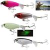 HaploS Esche Artificiali con Coda Rotante, 4 Pezzi Esche da Pesca da Pesca 3D, Esca Persico con Gancio BKK, per Bass Catfish Pike Perch Esca Galleggiante ad Acqua Dolce e Salata