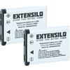 EXTENSILO 2x batteria compatibile con Kodak Pixpro Friendly Zoom FZ53, SL5 Smart Lens fotocamera digitale DSLR (700mAh, 3,7V, Li-Ion)