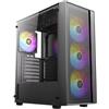 Antec AX65 ARGB Midi Tower Nero (Antec AX65 ARGB Mid-Tower Gaming PC Case - High-Airflow Mesh Front, 4 x 120mm ARGB Fans Included, Tempered Glass Side Panel, ATX/Micro-ATX/ITX)