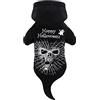Generic Vestito in rete per cani nero e gatto, per Halloween e vacanze, costume per animali domestici, cosplay, vestiti per animali domestici, maglioni per cani di piccola taglia (nero, L)