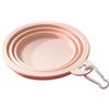 Genérico Ciotola da bere per cani ciotola d'acqua pieghevole per cani - ciotole da viaggio pieghevoli ed espandibili per cani - alimentatore portatile in silicone per animali domestici, sicuro per cibo