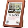 3-B Cornice portafoto MEGA - Rosso rame - 13x18 cm - Cornice in legno, cornice per foto, cornice per ritratti con vetro acrilico