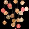 GZGXKJ 3m Ghirlanda Luminosa 20 LED Cotone Ø5,8cm Lucine Decorative Fairy Lights Esterno Luci LED a Batteria per Il Matrimonio Feste di Balcone in Camera Decorare (Colorato)