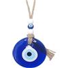 LuyoNova Occhio Turco Portafortuna Occhio di Allah Evil Eye Blu Wall Hanging Decorazione Good Luck Ornament Regali,per Casa Nuova Talisman Occhi Vetro Appendere Decorazione Casa Ornamento Auto(5Cm)
