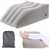 SANTOO Cuscino Gonfiabile per Gambe Cuscino ergonomico per gambe Cuscino per Gambe Pieghevole e gonfiabile Comfort per Dormire Per una cattiva qualità del sonno Gravidanza Ferite Recupero