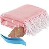 Hoqque Telo Mare Asciugamano Teli da Spiaggia Asciugamani Cotone Grande Antisabbia 180x90 xxl Accessori Uomo Donna Beach Towel Grandi Leggero per Piscina Bagno Regalo Travel Regali