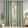 MIULEE Tende per interni Tende Trasparenti per Camera da Letto Finestra Moderne Tenda Salotto Soggiorno 2 Pannelli 140x280cm Verde Salvia