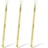 Gosknor 3pz Strumento Gratta e Vinci, Metallo Gratta e Vinci Lotteria Strumento per Grattare Gratta e Vinci per Biglietti Flawless Reveals Etichette Adesive Fortunate con Scatola Portaoggetti (Oro)