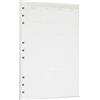 Zelten Ricarica di fogli di carta perforata per raccoglitori a 6 fori, organizer, diario personale, taccuino, agenda ricaricabile, Monthly Planner, B5/9 Hole