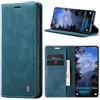 Phernykas Cover per POCO F7 Ultra/POCO F7 Pro Libro Pelle Portafoglio, [Porta Carte] [Magnetica] Premium PU Flip Wallet Custodia Cellulare Protection Leather Case, Blu-verde