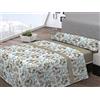 Pierre Cardin Lizana - Set di lenzuola in flanella, 90 cm, beige, 100 Percent_poliestere, per letto da 90 cm