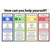 Devenalsa Poster educativo su tela, motivo: zone di regolamentazione, decorazione per camera da letto, sport, ufficio, camera da letto, regalo, senza cornice, 20 x 30 cm