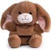 Living Nature Little Snugglies Coniglio Marrone Peluche - Giocattolo di Stoffa per Bambini, Giocattolo Morbido e Coccoloso