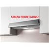 Elica Cappa Cucina Filtrante Sottopensile da Incasso Larghezza 60 cm SENZA FRONTALINO CON COMANDI A DESTRA colore Silver - PRF0154623 ESTRAIBILE GR/F/60 Estraibile STD