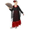 Pegasus Costume Dama spagnola di siviglia Bambina Di Carnevale (11/12 ANNI)