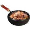 BAODBF Padella giapponese forgiata,Padella antiaderente forgiata a mano giapponese 2025,Padella da 24 cm senza rivestimento,Padella in ferro forgiata a mano antiaderente per induzione,Fornello