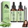 JWDMHSJ 2 pezzi da 60 ml di olio di rosmarino per capelli, di rosmarino per capelli, olio naturale di e menta, stimola la crescita dei, nutre il cuoio capelluto