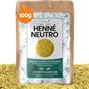 VIRHEA® Henné Neutro 100g - Rinforzante per Capelli, Effetto Incolore per Tutti i Tipi di Capelli - Maschera Naturale Anti-Frizz, Volume e Brillantezza - Cura del Cuoio Capelluto e Pre-Colorizzazione