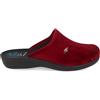 Fly Flot | Classic Woman, Pantofole Donna con Logo, Ciabatta con Tomaia in Velluto, Sottopiede imbottito in Pelle Antishock, Bordeaux, 40