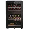 Haier PRONTA CONSEGNA - SPEDIZIONE IMMEDIATA Cantina Vini 42 Bottiglie Classe G Altezza 82 cm 2 zone Temperatura Nera Wine Bank 50 Series 7 Haier HWS42GDAU1