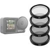 Telesin Filtro Set CPL/ND8/ND16/ND32 per DJI Action 3