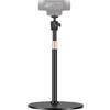 Bolunber Supporto per Webcam - Sfera Regolabile in Altezza e Ruotabile 360° - Compatibile con Logitech C922, C930e, C920S, C920, C615, C960, NexiGo N60, Webcam Tripod Stand