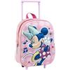 il megastore dei giocattoli e Giochiamo Zaino Trolley Asilo 3D Minnie con Ruote e Manico Estensibile - Zaino Trolley Bambini Leggero e Compatto per Scuola Materna