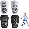 QiXinGYL 4 mini parastinchi da calcio, piccoli parastinchi da calcio, per ragazzi, ragazze, adolescenti e bambini