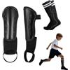 Piashow Parastinchi per bambini da calcio, parastinchi regolabili + 1 paio di calzini da calcio, parastinchi con protezione per caviglia Shin Guards per ragazzi e ragazze