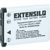 EXTENSILO batteria sostituisce Panasonic N4FUYYYY0046, N4FUYYYY0047, WX-SB100 per fotocamera digitale DSLR (700mAh, 3,7V, Li-Ion)