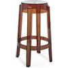 Kartell Charles Ghost, Set 2 sgabelli, H 65 cm, Ambra