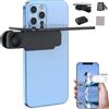 Generic Kit di clip a specchio per fotocamera per smartphone, lente effetto specchio, specchio regolabile in vetro HD per riprese telefoniche, per la maggior parte dei telefoni esterni, accessori fotografici