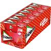 Trident Fresco Confetto Fragola - Gomma senza zucchero aromatizzata alla fragola - Confezione da 24 confezioni da 14,5 g