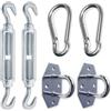 Corasol COR19SET3, Set di Fissaggio n. 3 per 4 - Accessori per Tende in Acciaio zincato
