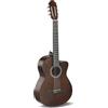 GEWA Chitarra Classica E-Acustica Basic - Classic Electro - 4/4 - Corpo in Tiglio - Pickup EQ a 4 Bande con Accordatore - Cutaway - Colore Noce