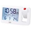 Trevi PJ 3030 Orologio Digitale con Proiezione Ora Regolabile, Sveglia Programmabile, Display Retroilluminato, Termometro e Calendario, Alimentazione AAA, Ideale per Camera da Letto e Ufficio